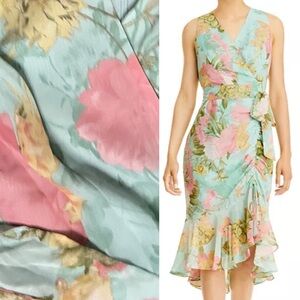 Eliza J
Sleeveless Flutter Hem Floral Dress Size 14
